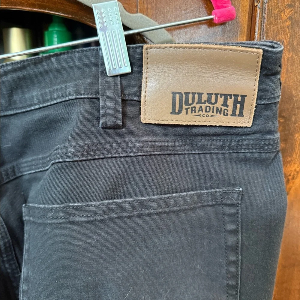 Men's DuLuth Fire Flex black jeans 38x34 - Picture 4 of 6
